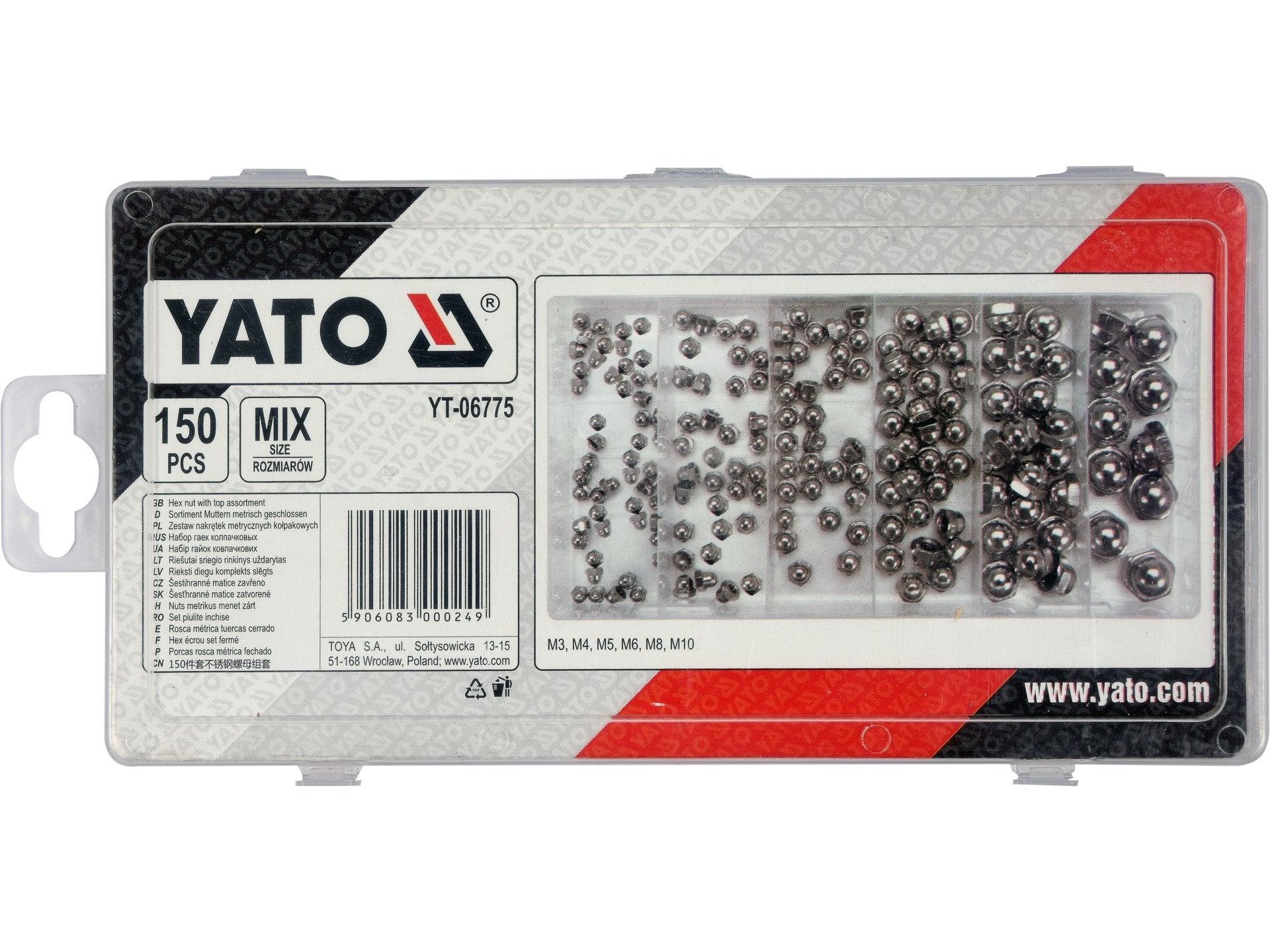 SET PIULIȚE ÎNCHISE 150 BUC YATO YT-06775
