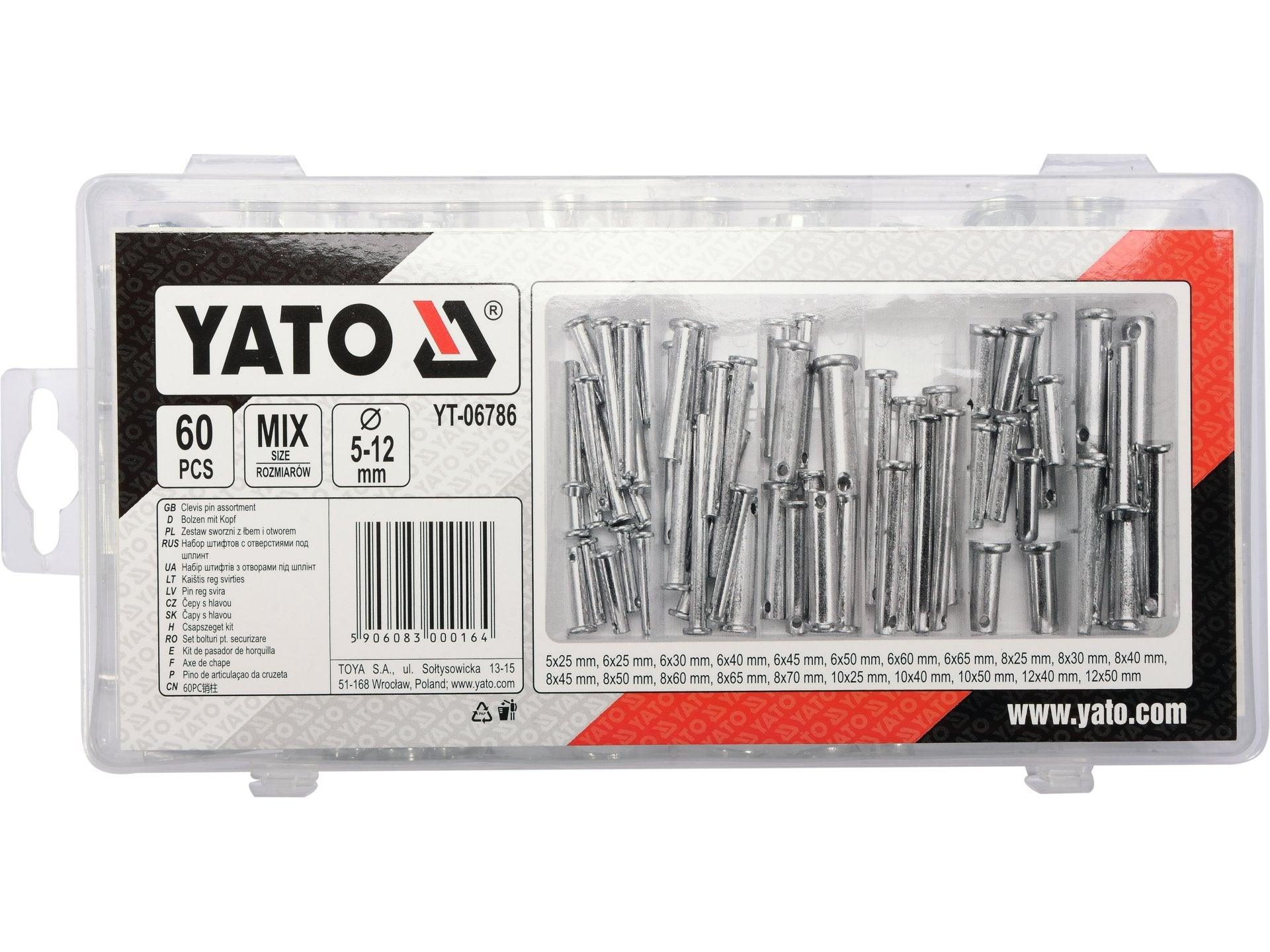SET BOLTURI PENTRU SECURIZARE, 60 BUC YATO YT-06786