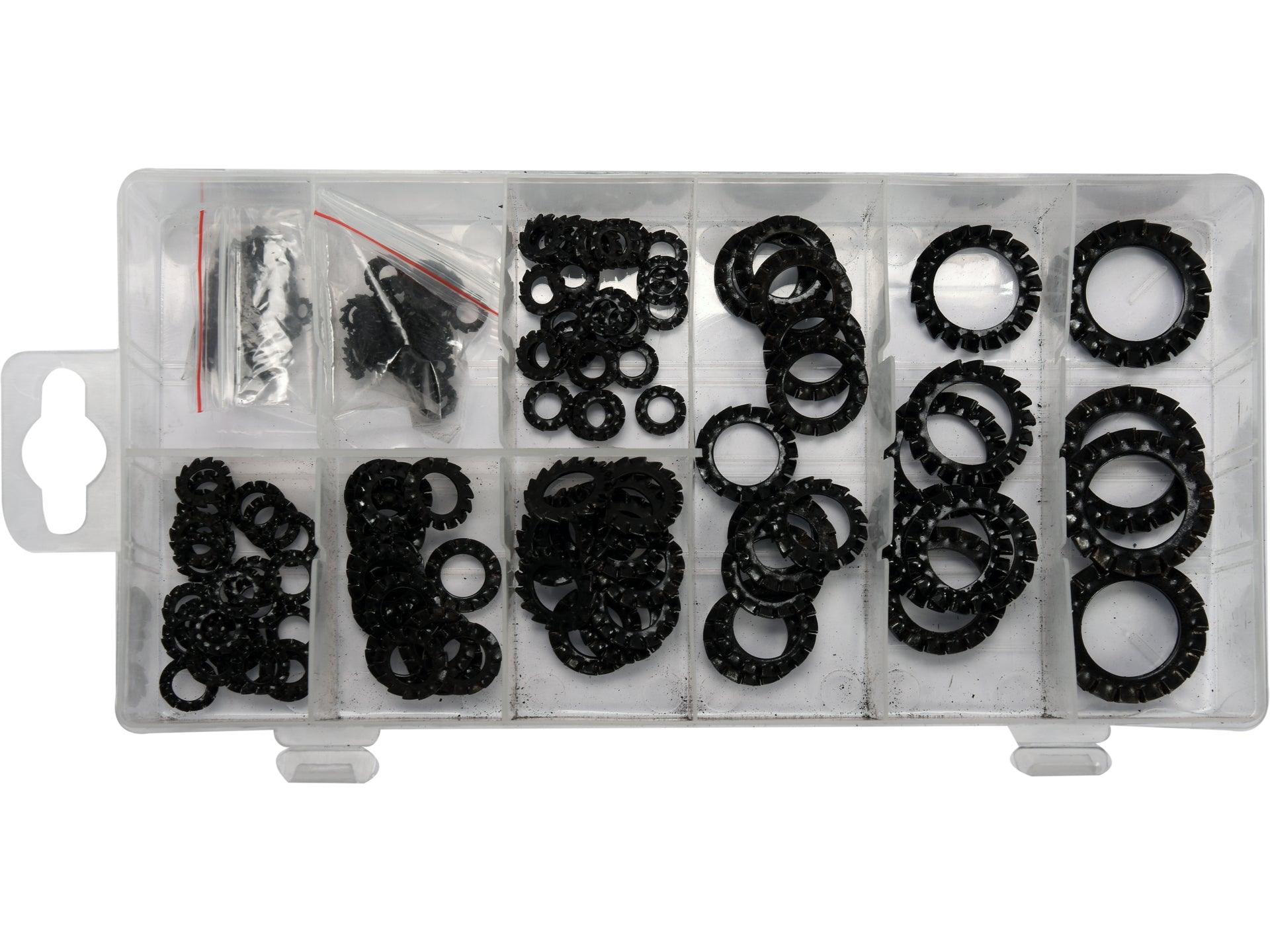 SET ȘAIBE CU CRESTATURI EXTERIOARE, 200 BUC YATO YT-06863