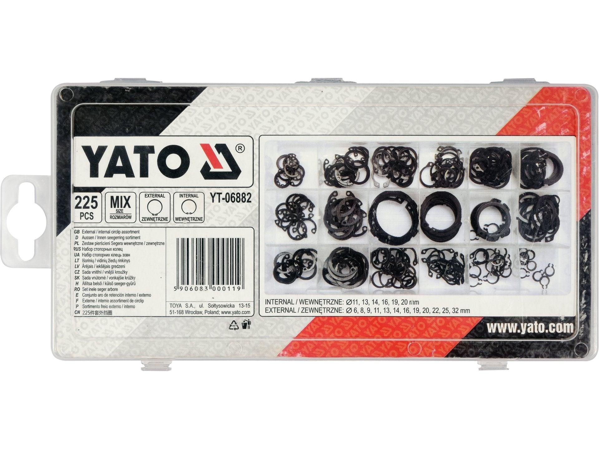 SET INELE SEGER, 225 BUC YATO YT-06882
