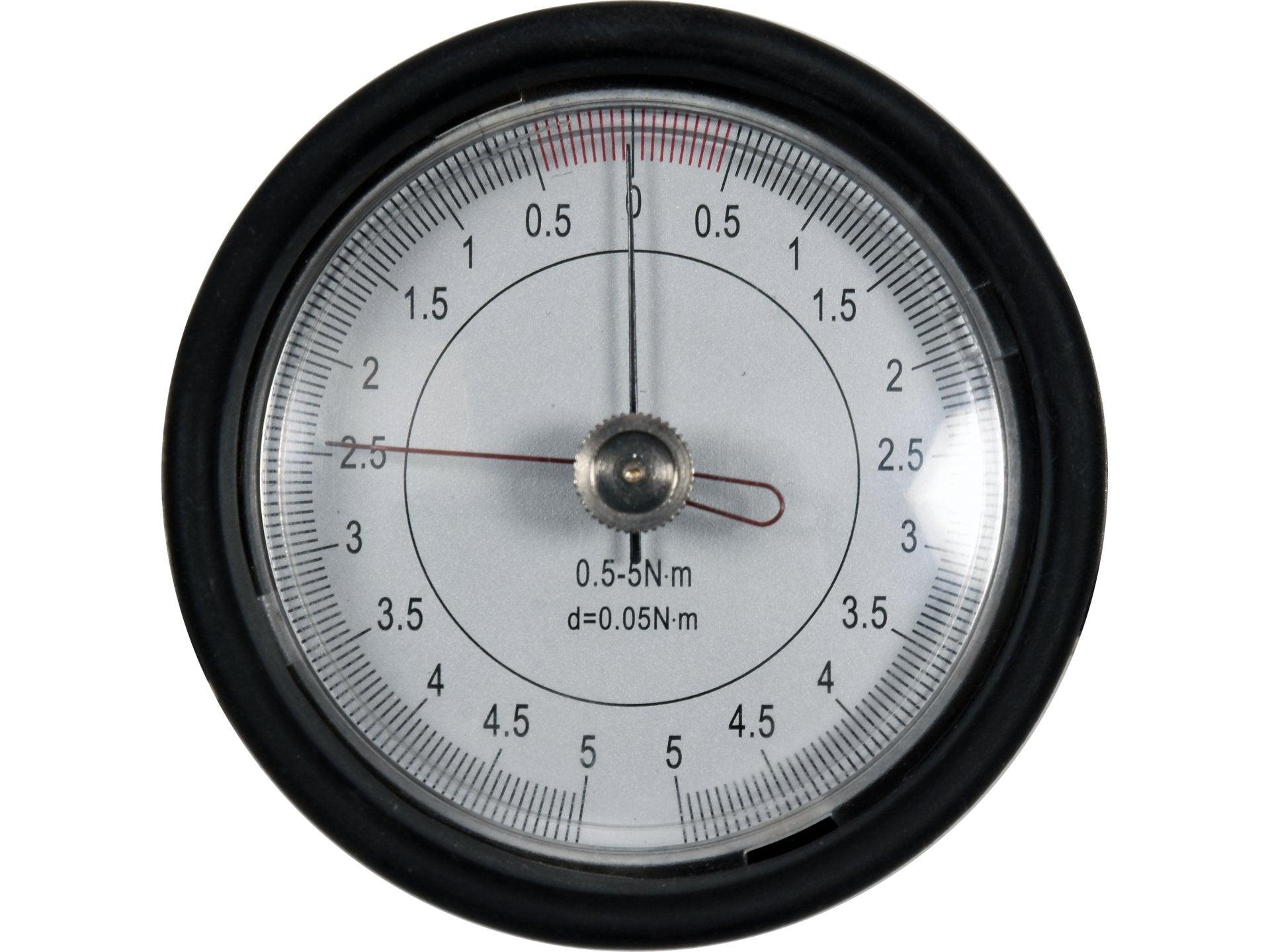 CHEIE DINAMOMETRICĂ CU CEAS, 1/4'', 0-5NM YATO YT-07830