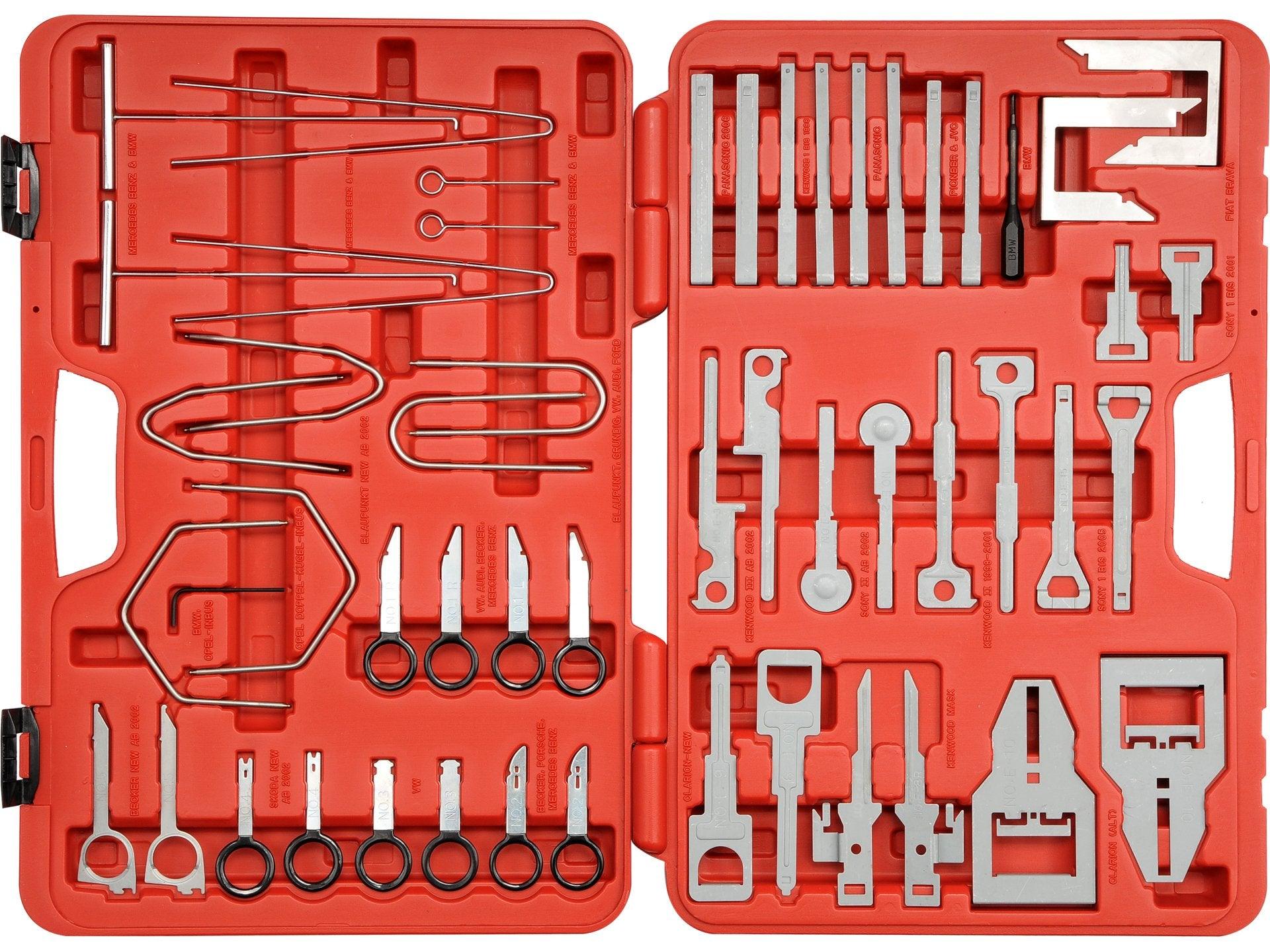 SET 52 EXTRACTOARE ELEMENTE AUTO/ RADIO YATO YT-0838