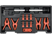 SET DE CLEME PENTRU FURTUNURI METALICE ȘI FLEXIBILE, 12 PIESE YATO YT-08392