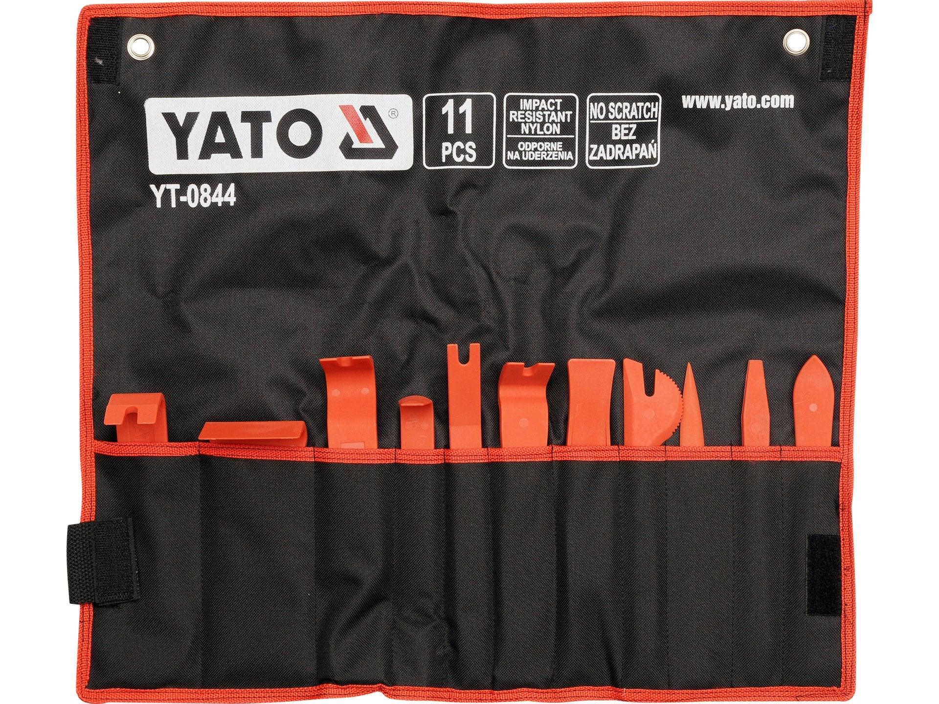 KIT DEMONTARE TAPIȚERIE AUTO, 11 BUC YATO YT-0844