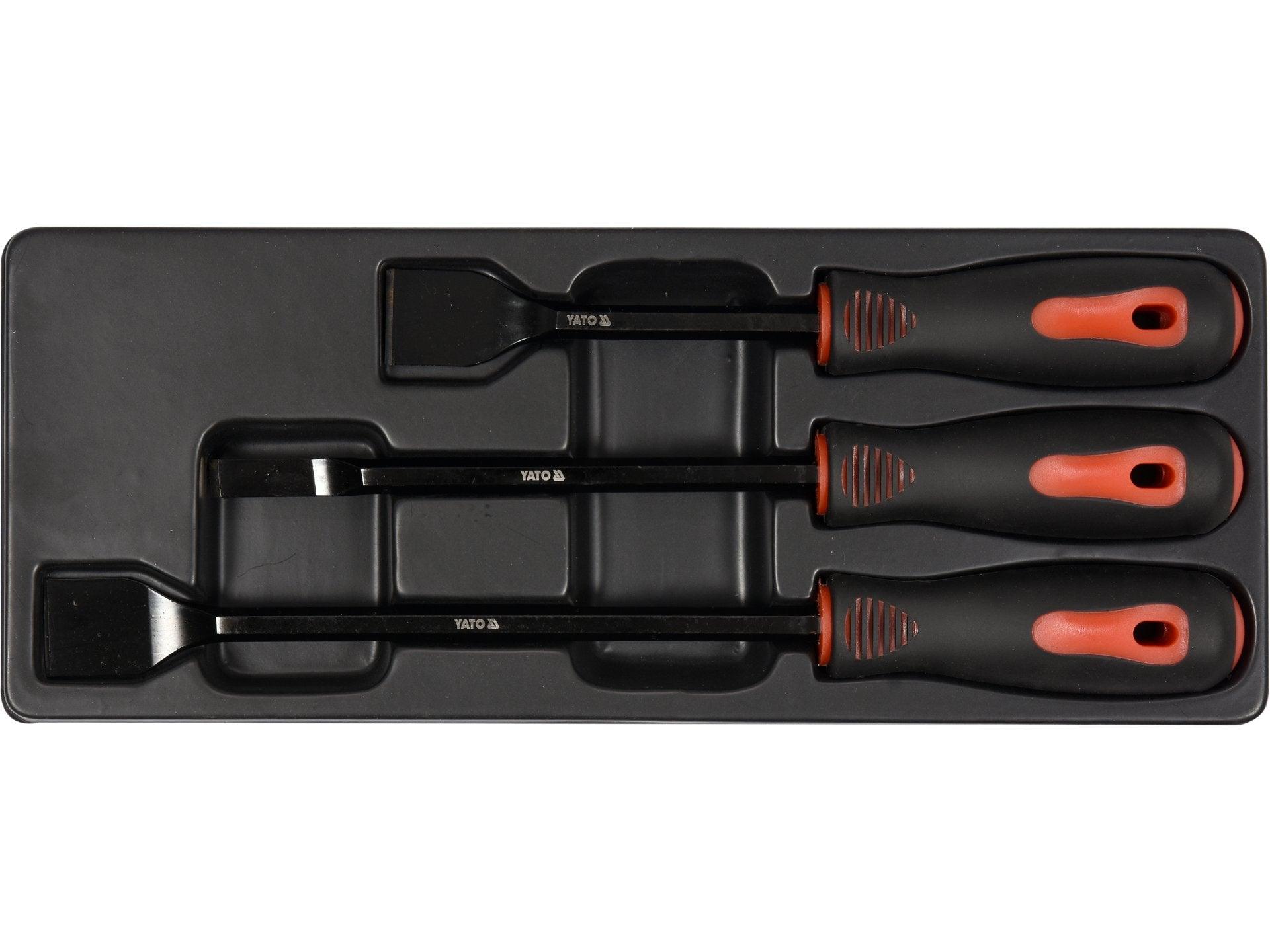 SET RACLETE CU GARNITURA, 3 BUC YATO YT-08474