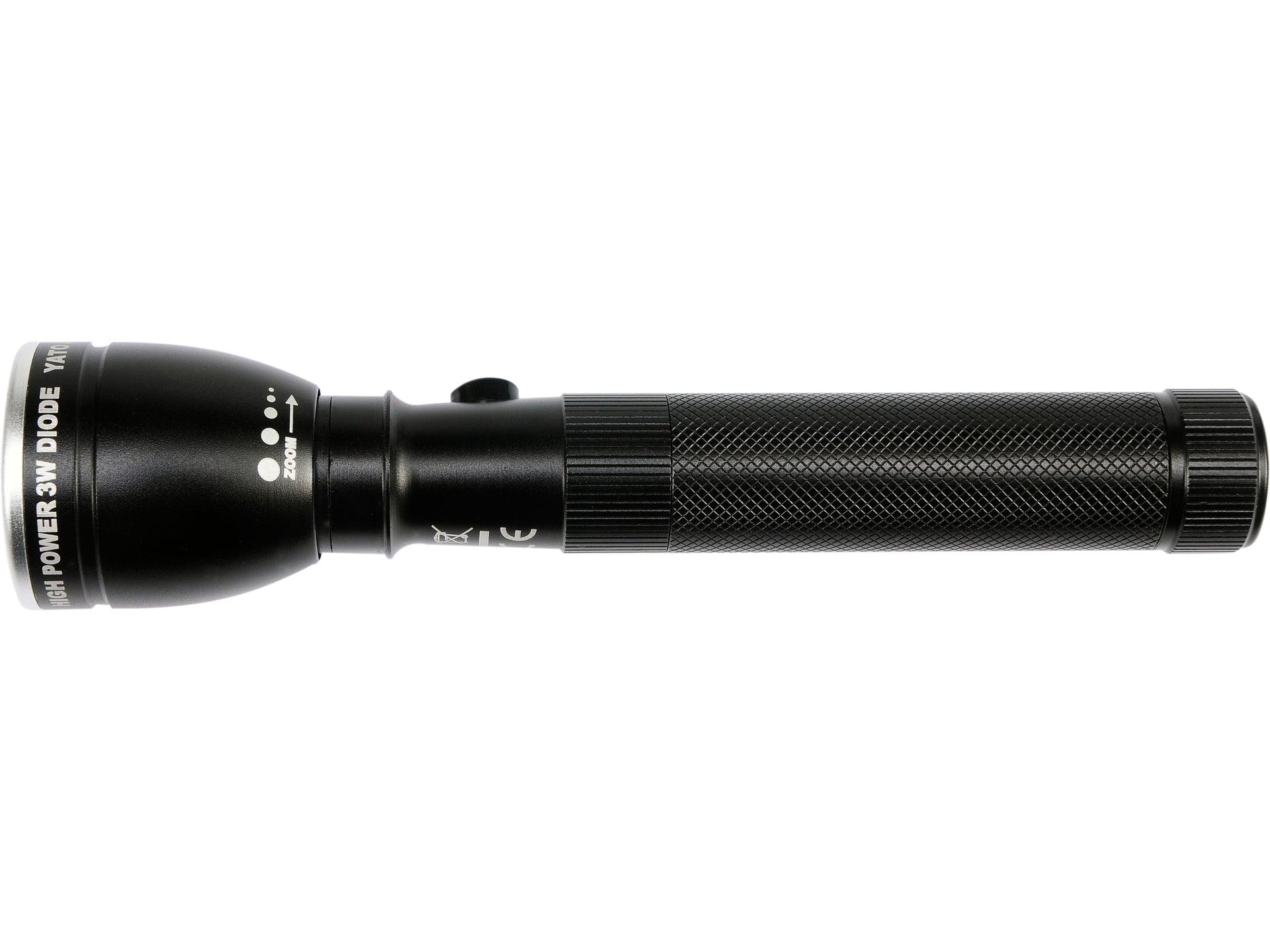 LANTERNĂ LED 3W, FUNCTIE ZOOM - 110LM YATO YT-08572