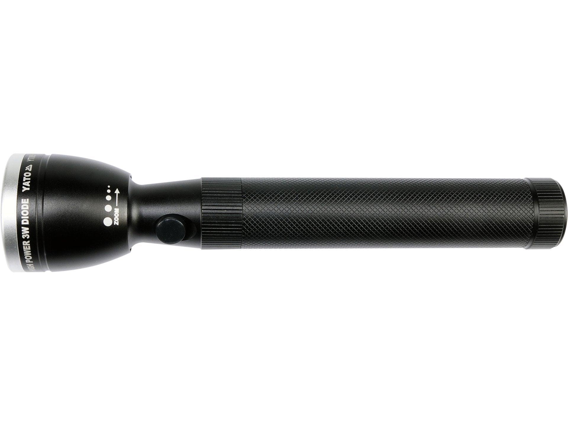 LANTERNĂ LED 3W, FUNCTIE ZOOM - 130LM YATO YT-08577
