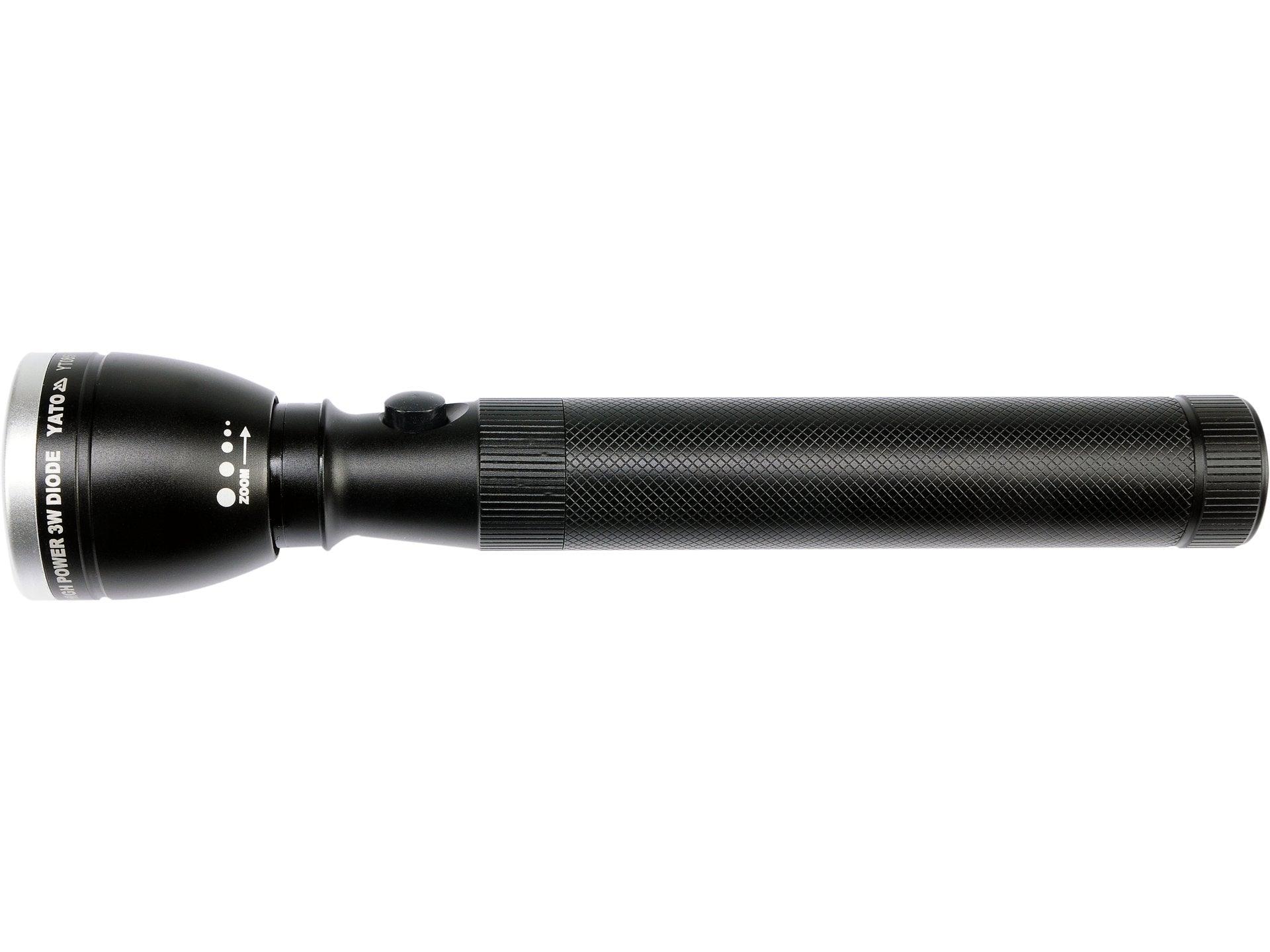 LANTERNĂ LED 3W, FUNCTIE ZOOM - 130LM YATO YT-08577