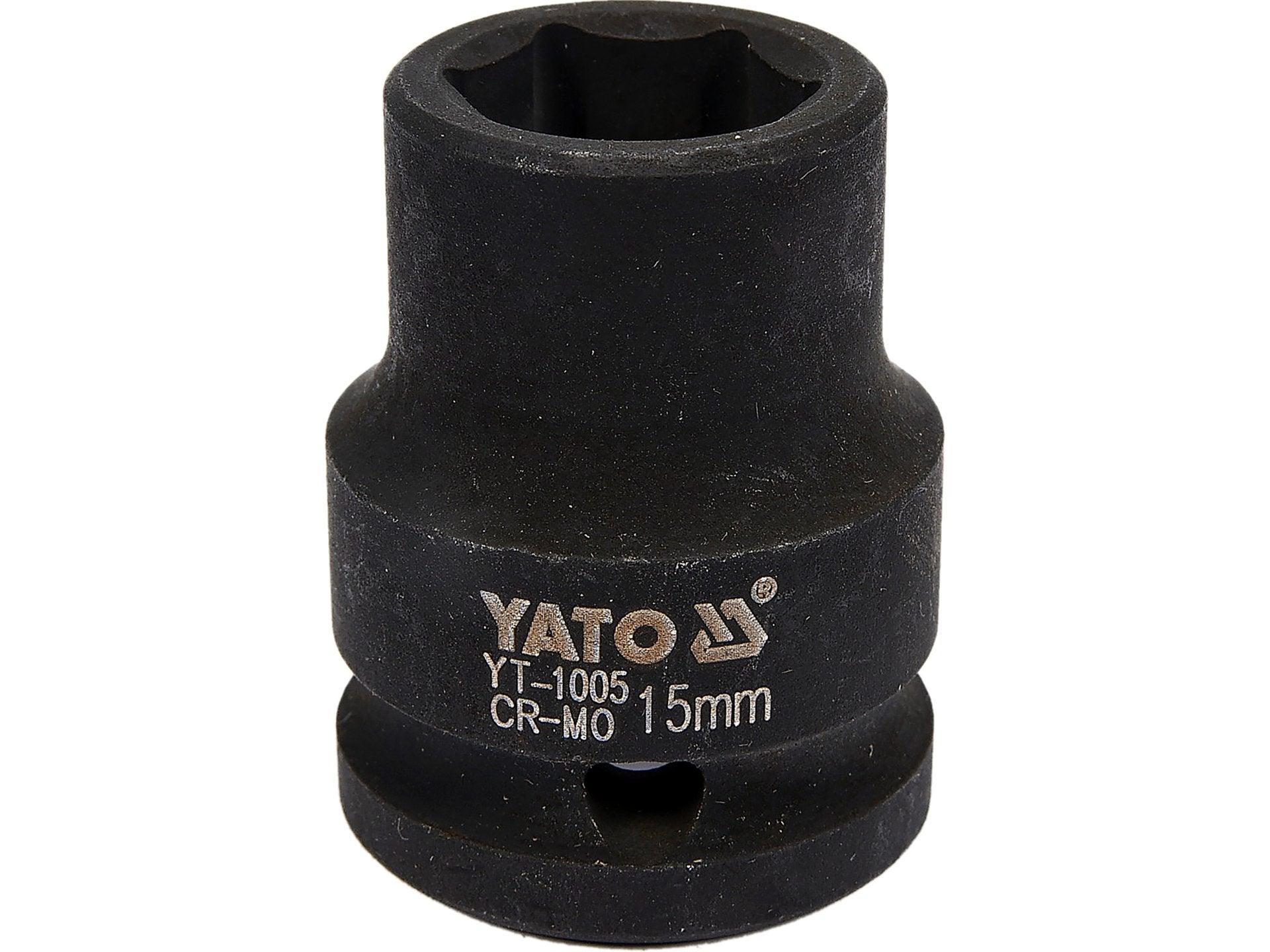 CHEIE TUBULARĂ DE IMPACT HEXAGONALĂ 1/2''X15MM YATO YT-1005