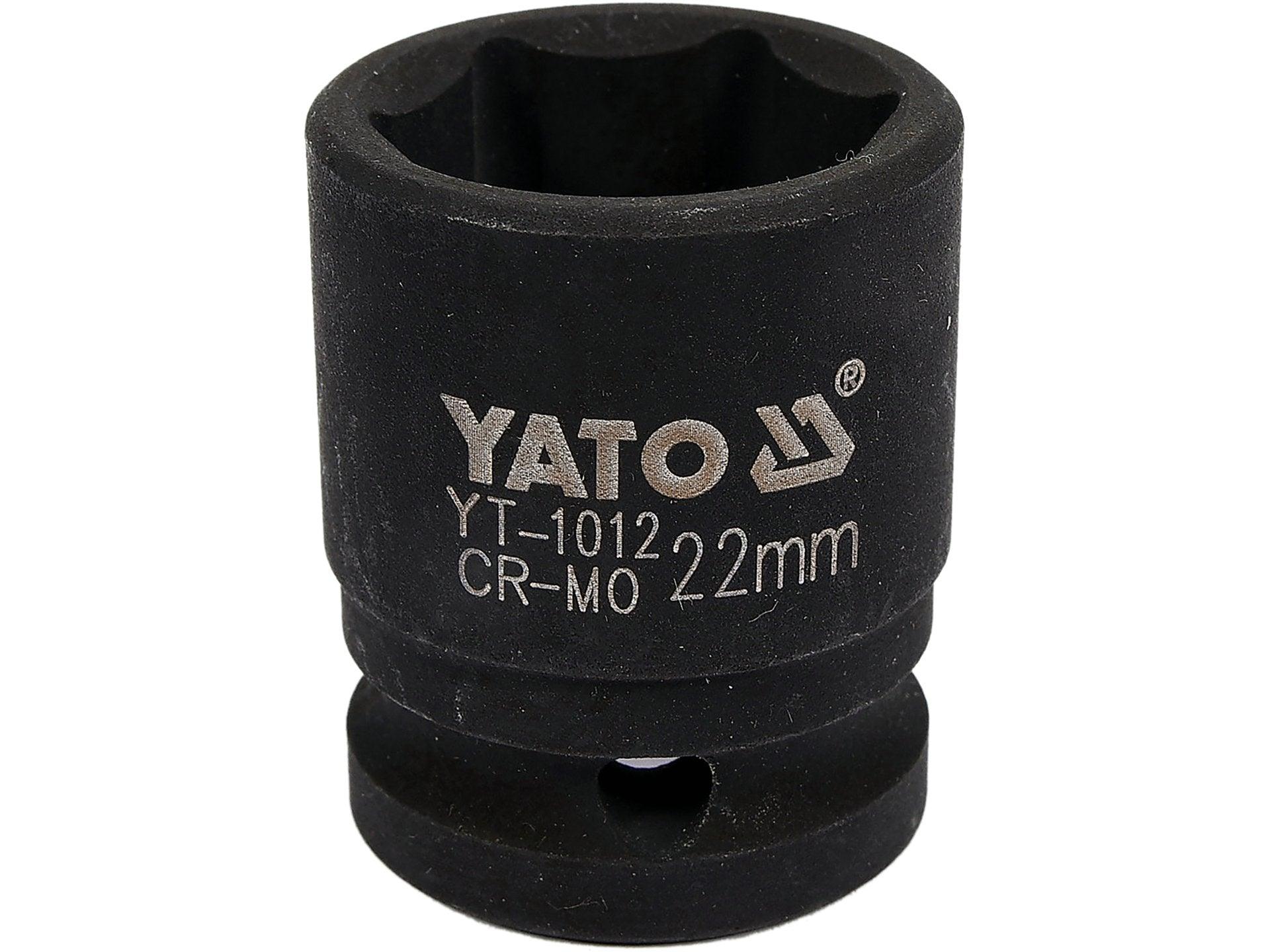 CHEIE TUBULARĂ DE IMPACT HEXAGONALĂ 1/2''X22MM YATO YT-1012