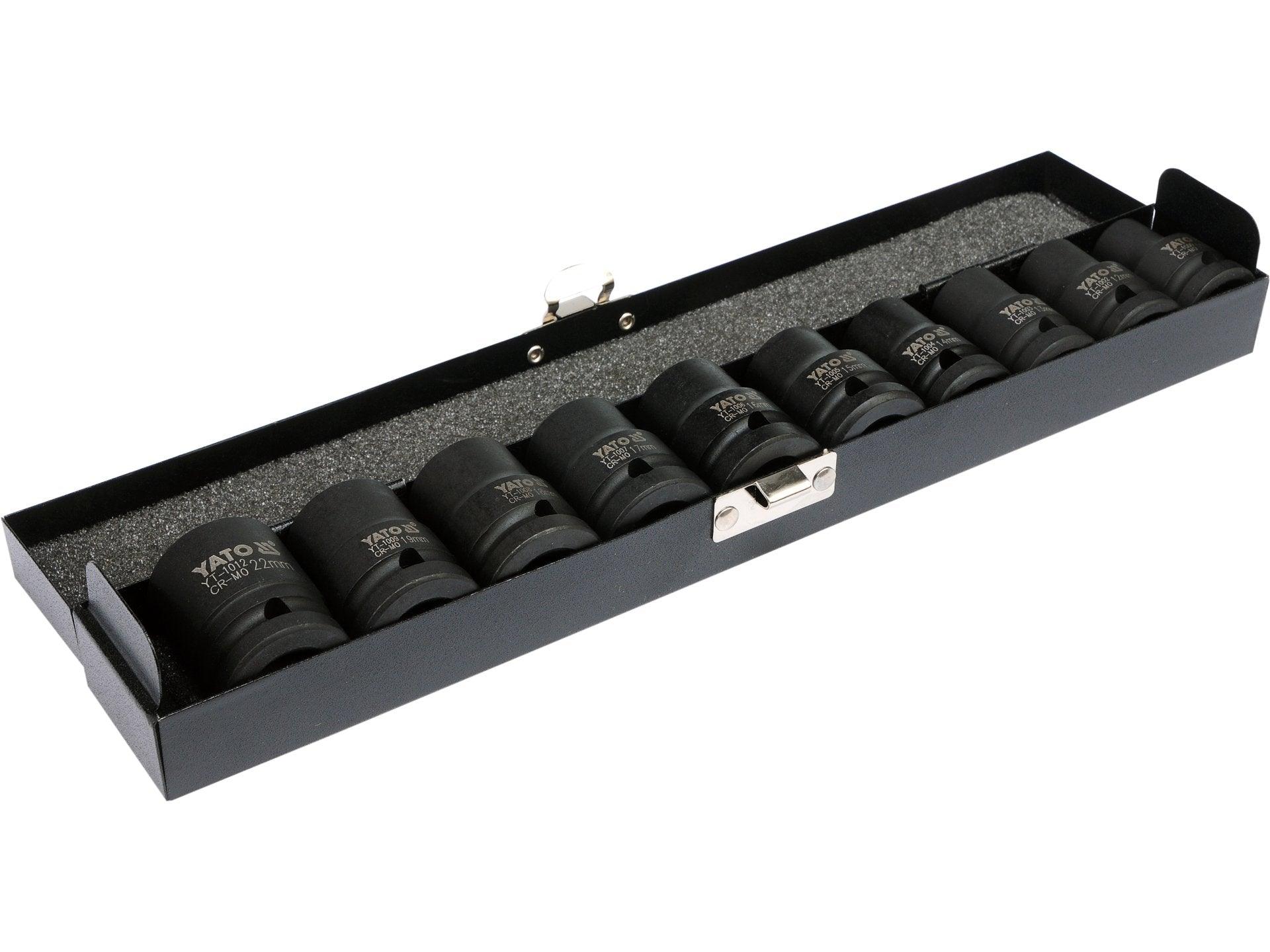 SET CHEI TUBULARE DE IMPACT, 10-22MM YATO YT-1025