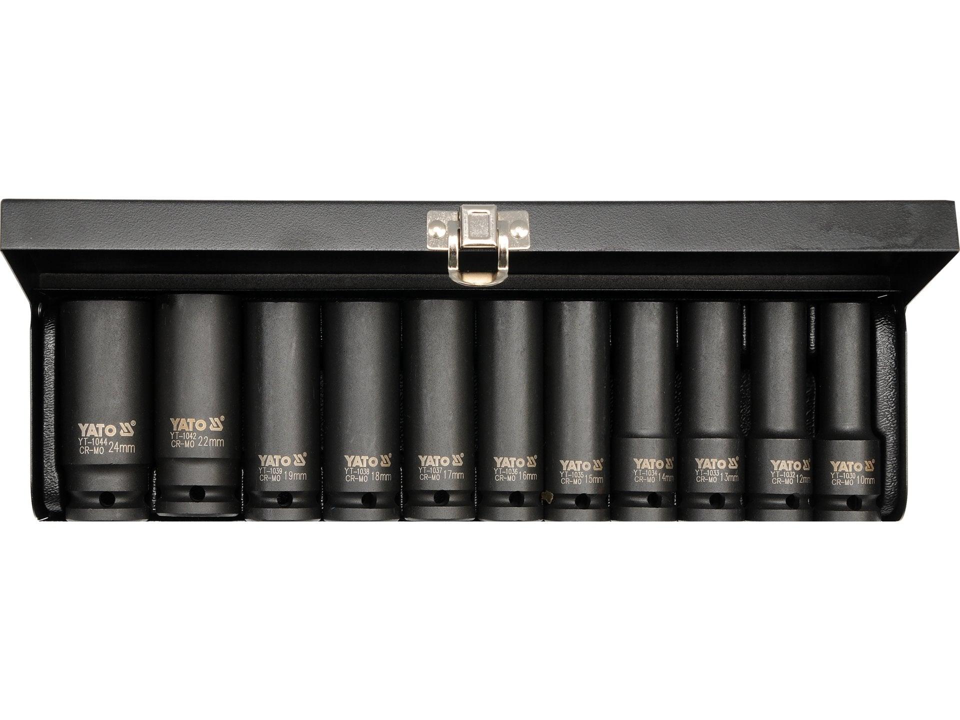 SET CHEI TUBULARE ADÂNCI DE IMPACT, 11 BUC YATO YT-1054