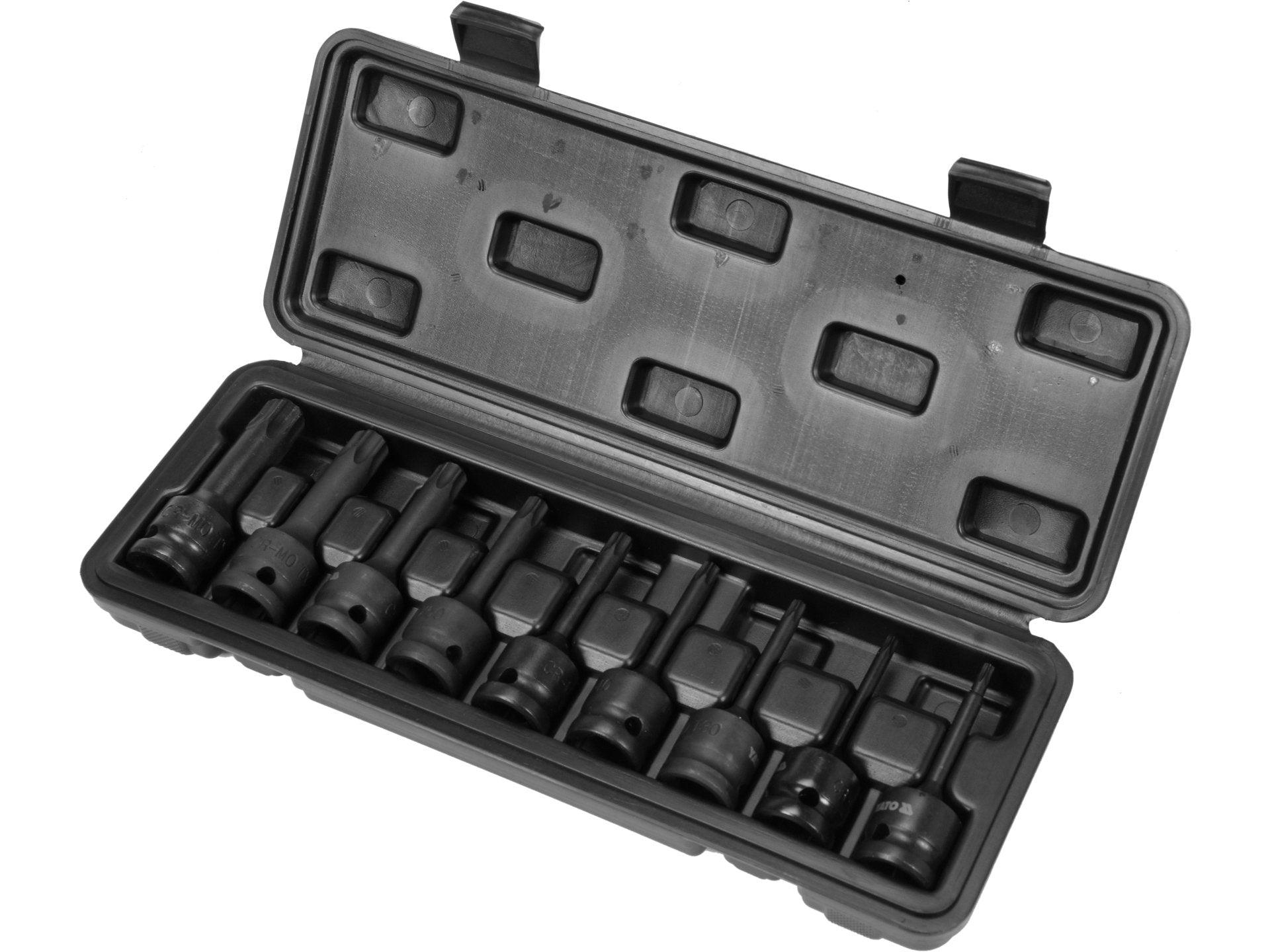 SET CHEI TORX DE IMPACT 1/2'', 9 BUC YATO YT-10654