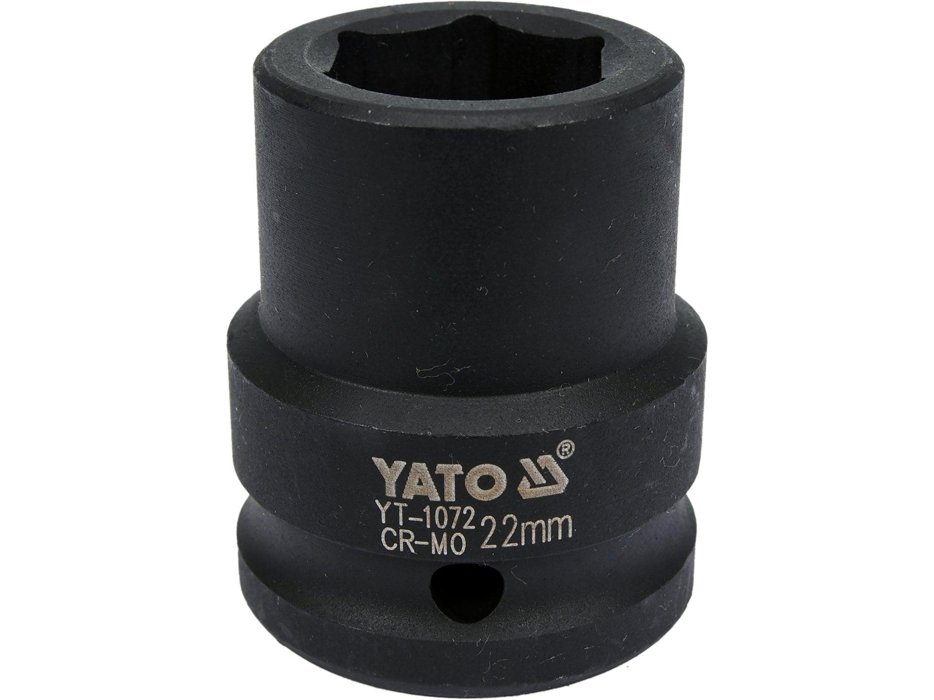 CHEIE TUBULARĂ DE IMPACT HEXAGONALĂ 3/4''X22MM YATO YT-1072