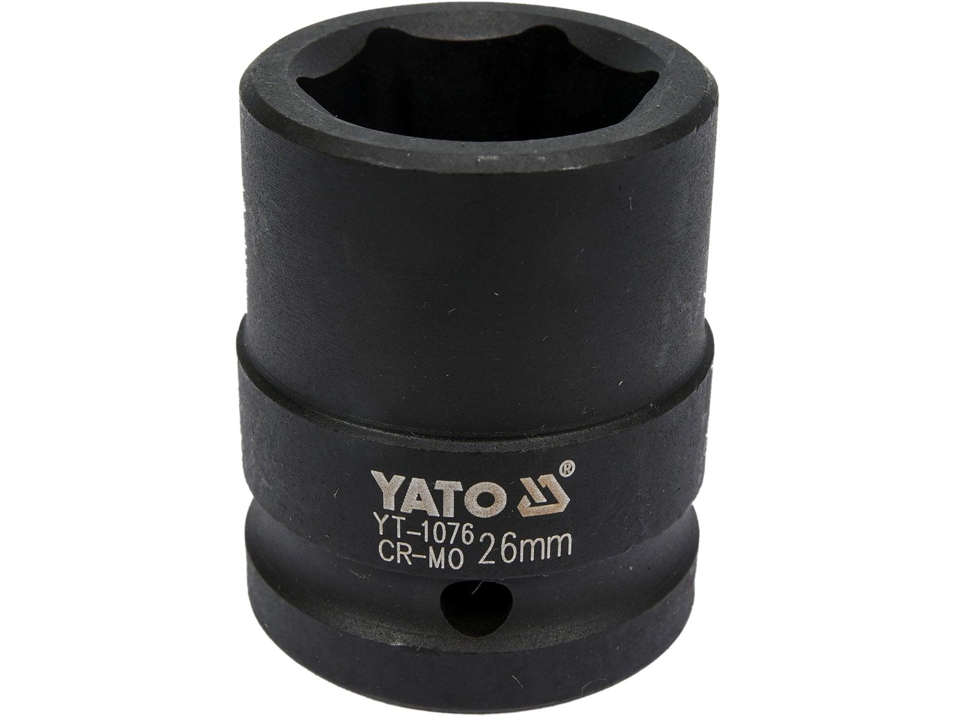 CHEIE TUBULARĂ DE IMPACT HEXAGONALĂ 3/4''X26MM YATO YT-1076