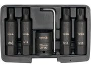 SET CHEI TUBULARE DE IMPACT, 6 BUC, M12-M18, 3/4'' YATO YT-1157