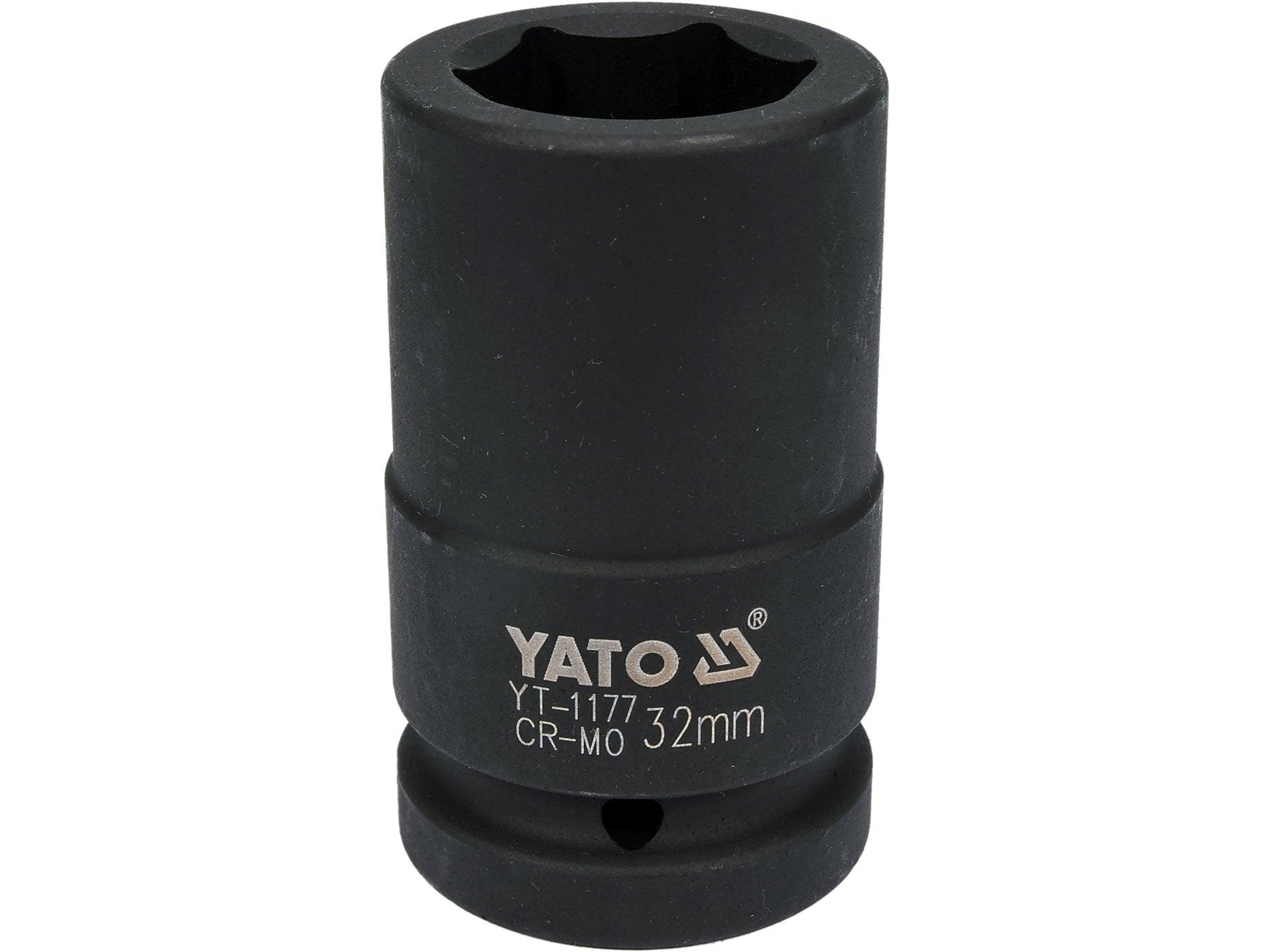 CHEIE TUBULARĂ HEXAGONALĂ DE IMPACT, ADÂNCĂ, 1''X32MM YATO YT-1177