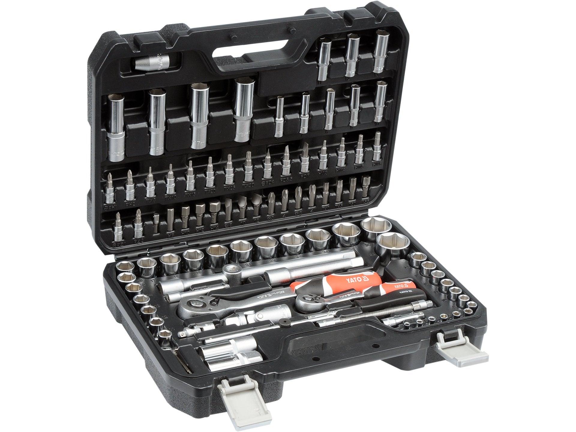 TRUSĂ TUBULARE 1/2''-1/4'', 94 PIESE YATO YT-12681