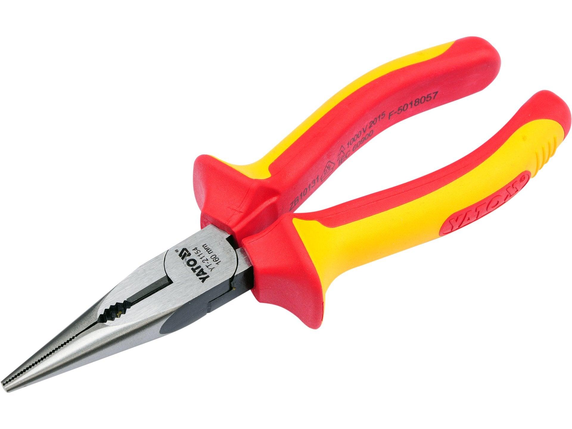 CLEȘTE VÂRFURI LUNGI, VDE, 160MM, 1000V YATO YT-21154