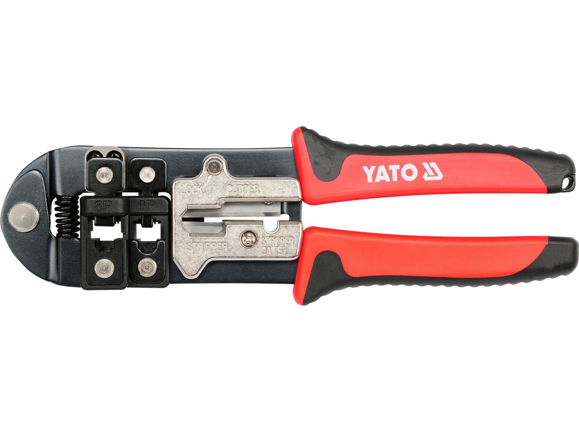 CLEȘTE SERTIZAT RJ45|RJ11|RJ12 YATO YT-22422