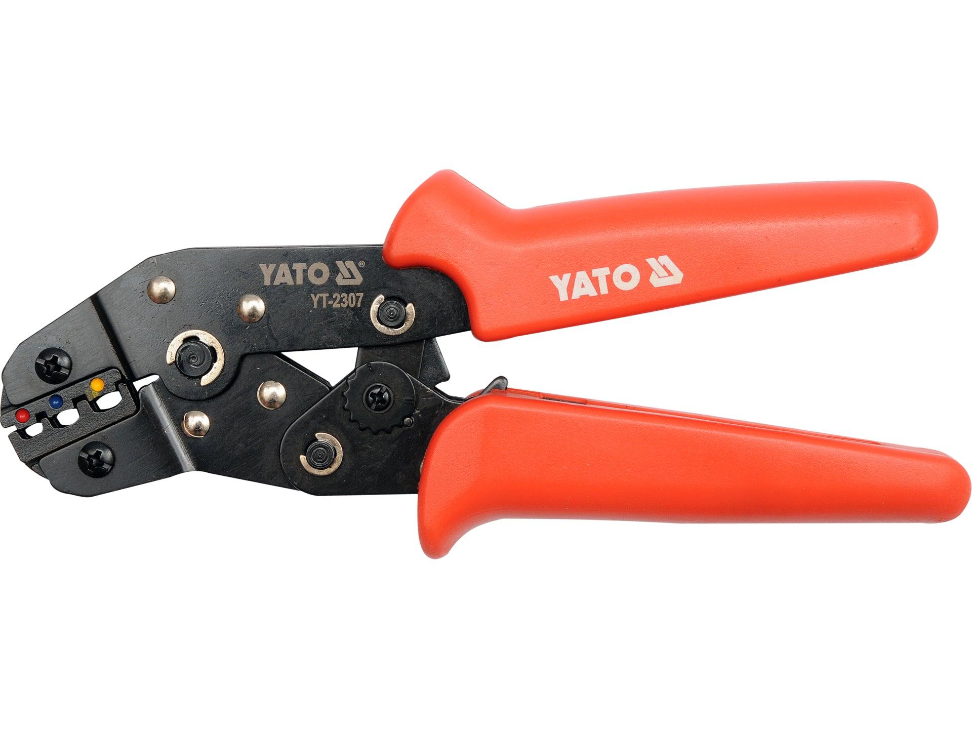 CLEȘTE DE SERTIZARE PENTRU CONECTORI 0,5-2,5MM2 YATO YT-2307