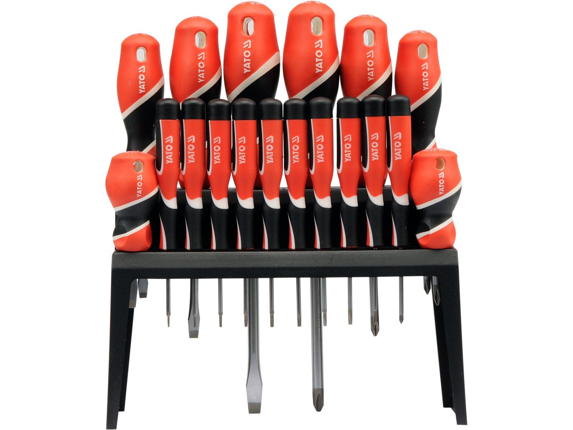 SET ȘURUBELNIȚĂ CU SUPORT 18 BUC YATO YT-25982