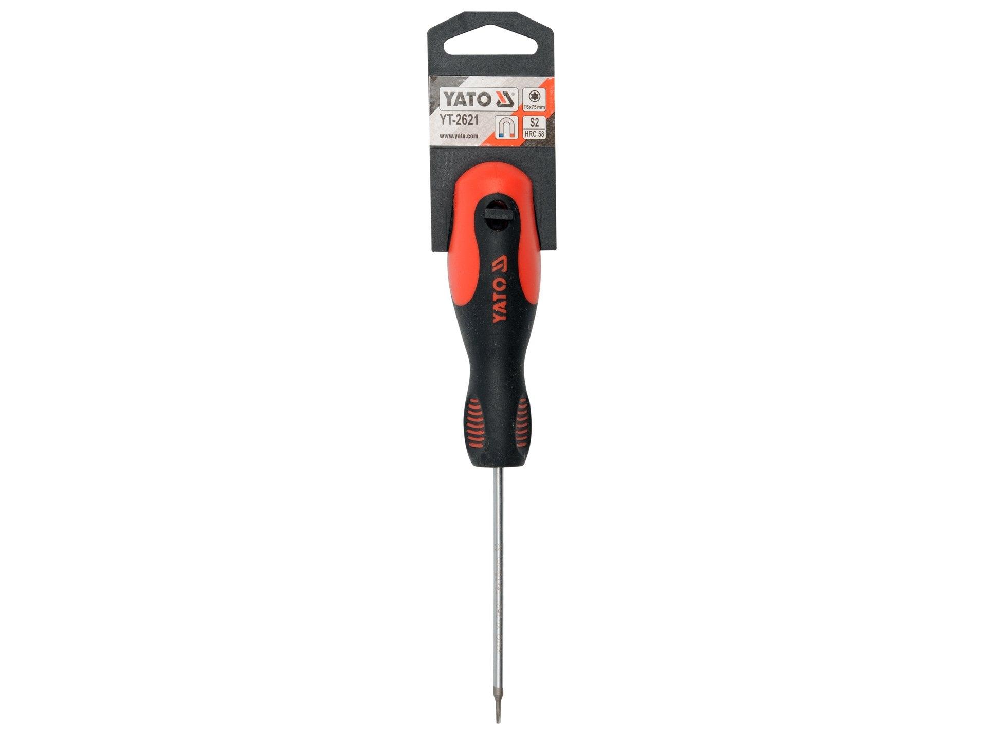 WKRĘTAK TORX T6X75 MM, CRMO YATO YT-2621