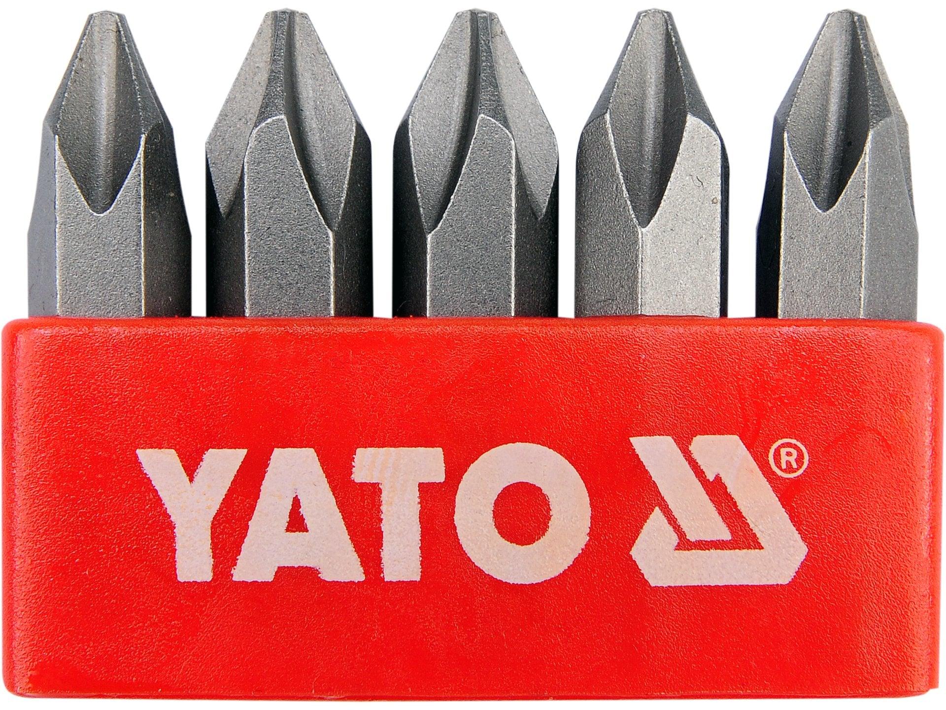 TRUSĂ BIȚI 5 PIESE, 36MM, PH2 YATO YT-2810