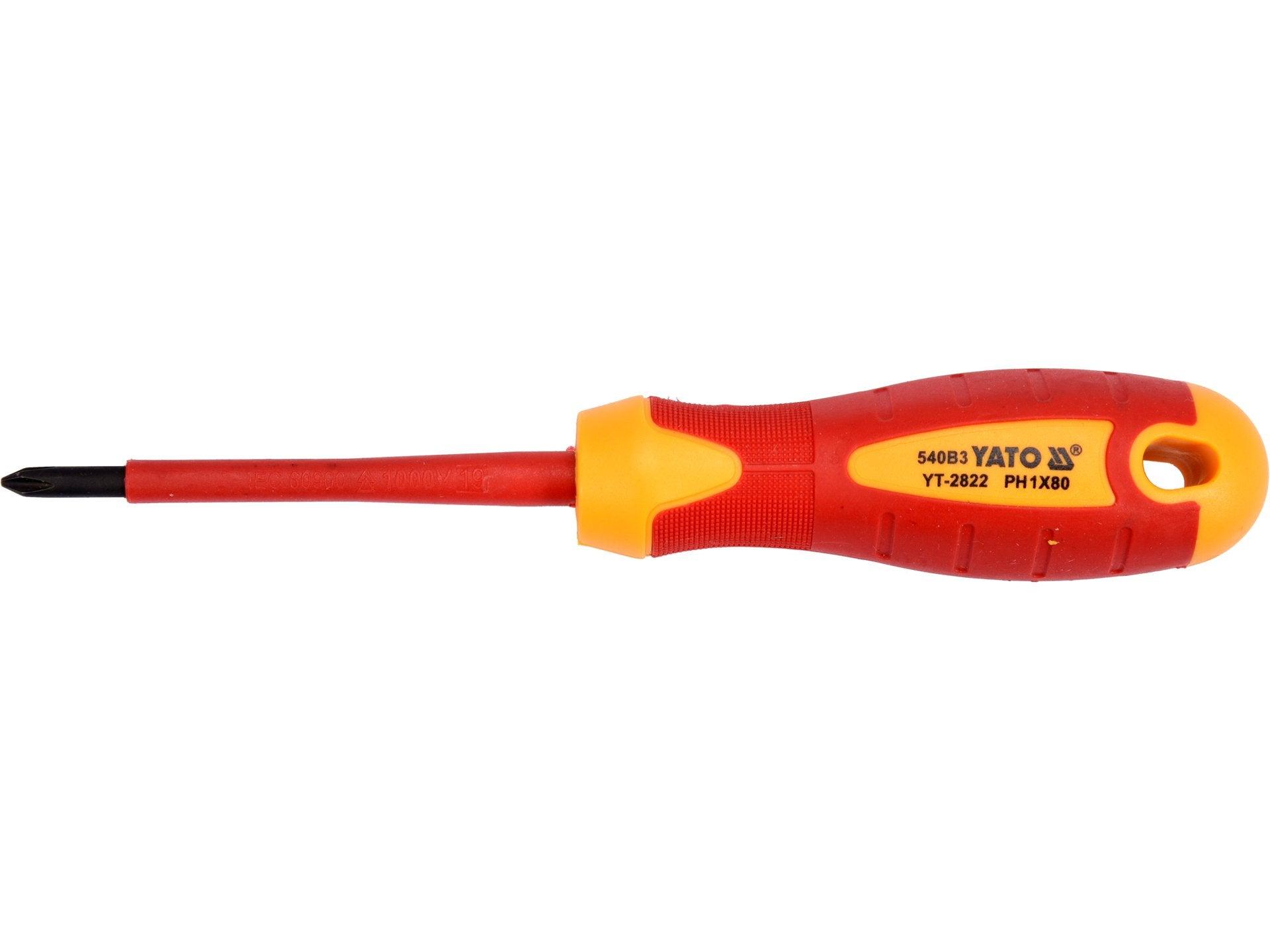 ȘURUBELNIȚĂ VDE, PH1X80MM YATO YT-2822