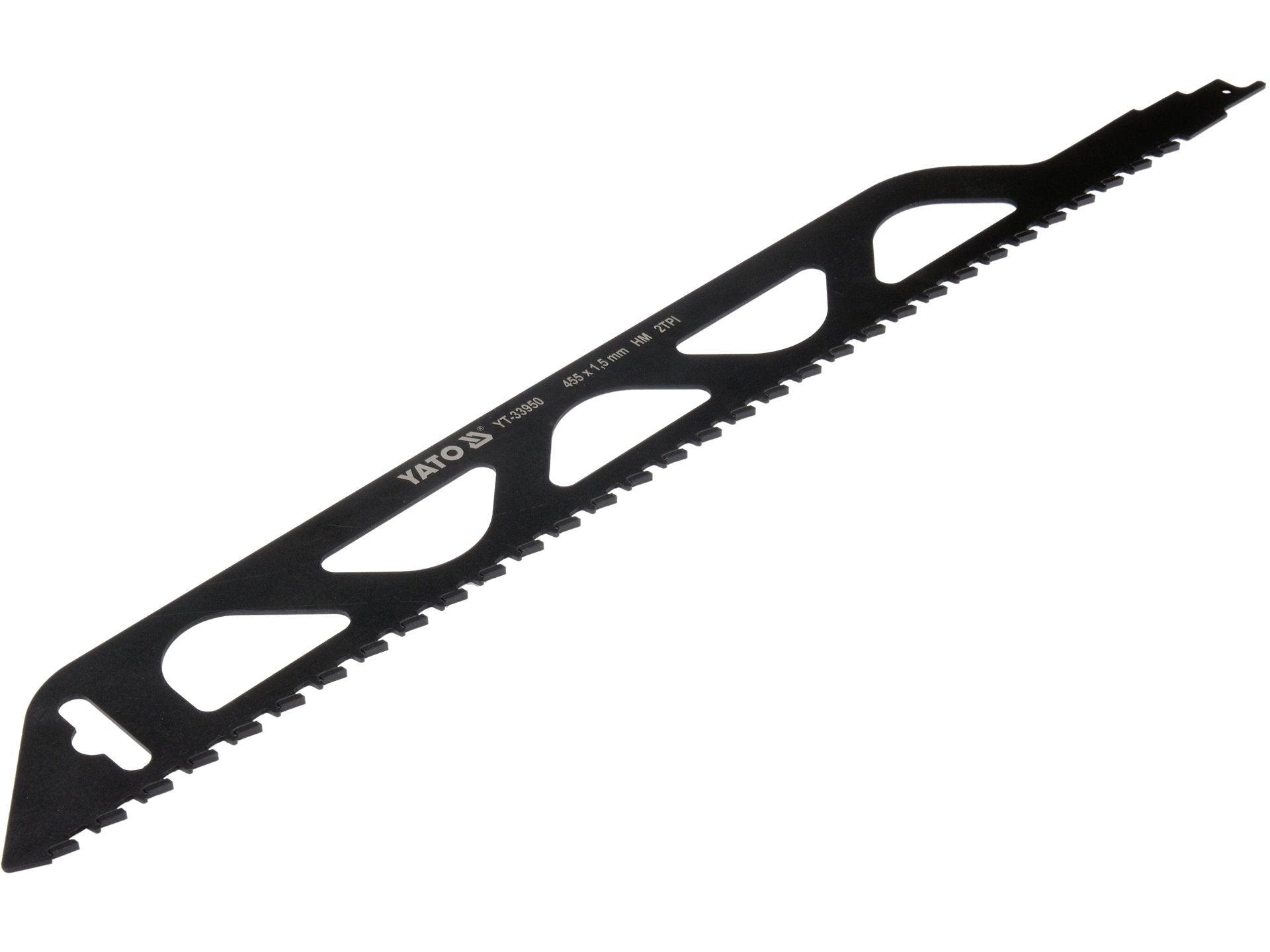 PÂNZĂ FIERĂSTRĂU SABIE, 455MM, PENTRU ZIDĂRIE YATO YT-33950