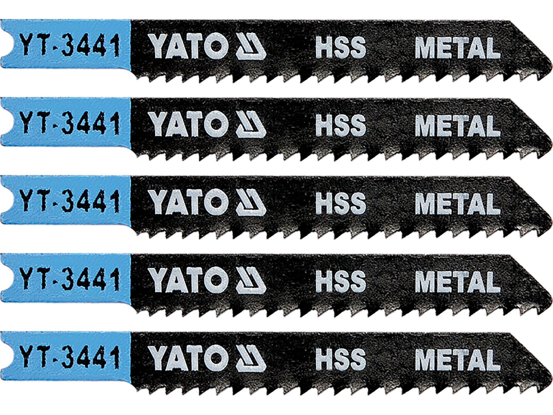 SET LAME PENTRU FIERĂSTRĂU PENDULAR, 5 BUC, 12TPI, TIP U YATO YT-3441