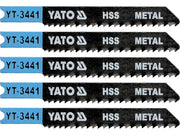 SET LAME PENTRU FIERĂSTRĂU PENDULAR, 5 BUC, 12TPI, TIP U YATO YT-3441