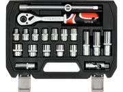 TRUSĂ TUBULARE + ANTRENOR 20PIESE, 1/2'' YATO YT-38691