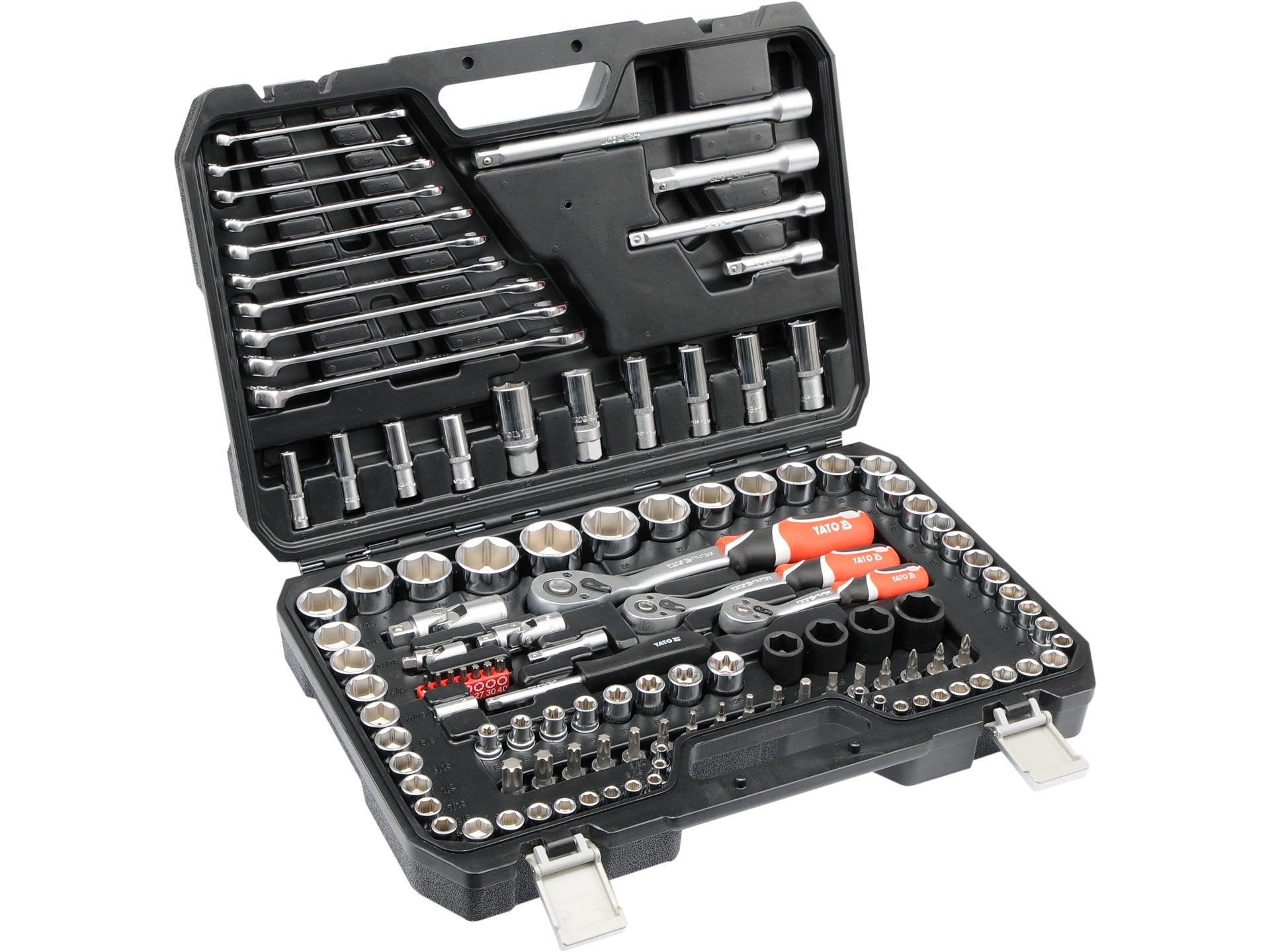 TRUSĂ TUBULARE 120 PIESE, MATRIC&SAE YATO YT-38801