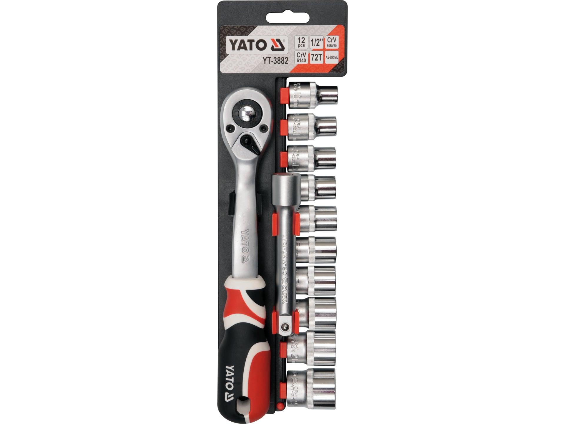 TRUSA TUBULARE  1/2'' 12 PIESE YATO YT-3882