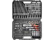 TRUSĂ TUBULARE ȘI ANTRENOR 1/2'', 1/4'', 3/8'', 128 PIESE YATO YT-38872