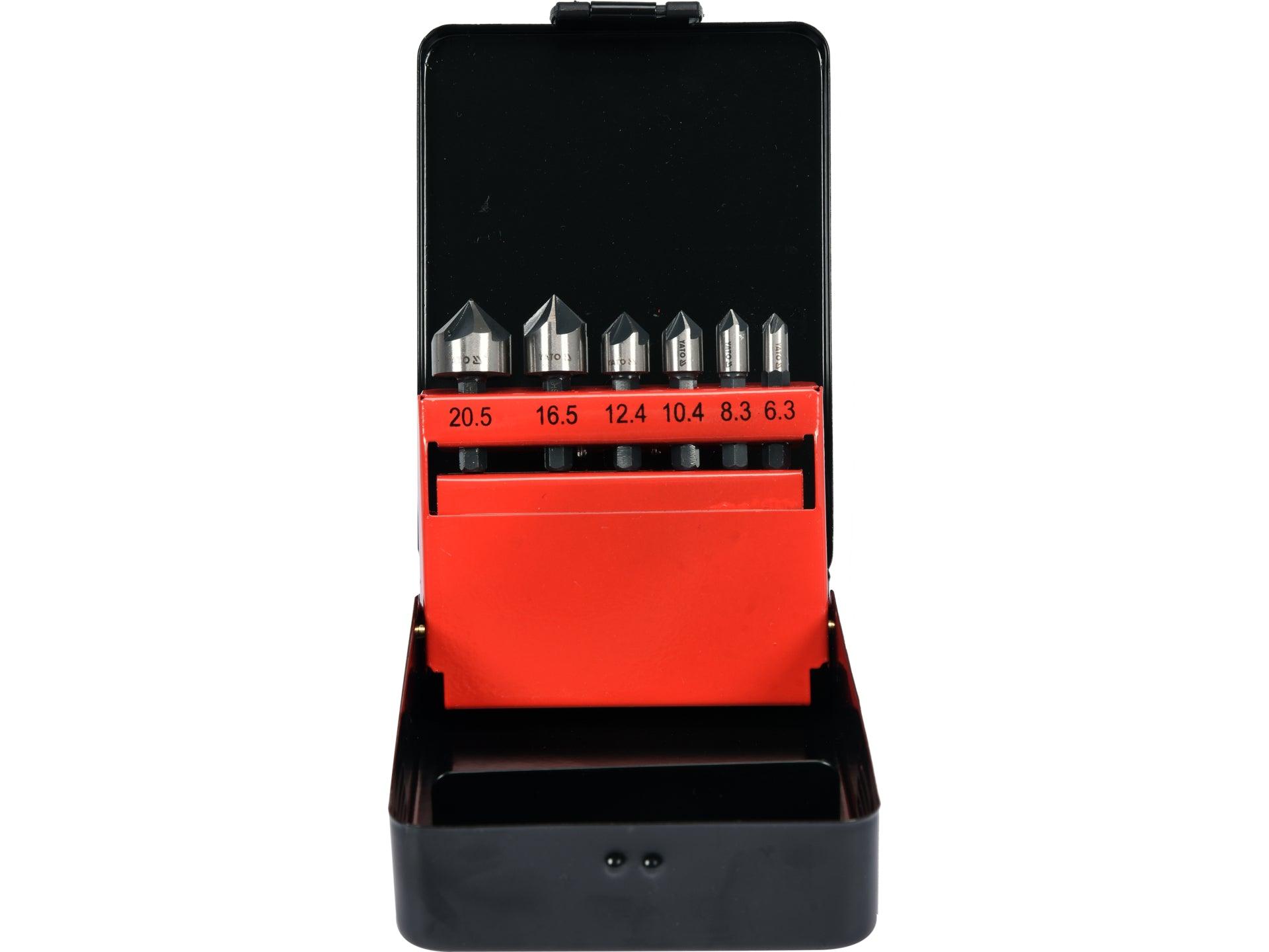 SET 6 ZENCUITOARE PENTRU METAL, PRINDERE HEXAGONALĂ 6.3-20.5MM YATO YT-44729