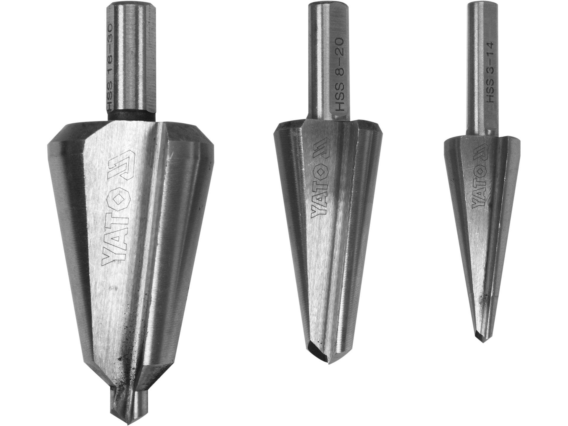 SET ALEZOARE 3-14, 8-20, 16-30MM YATO YT-44730