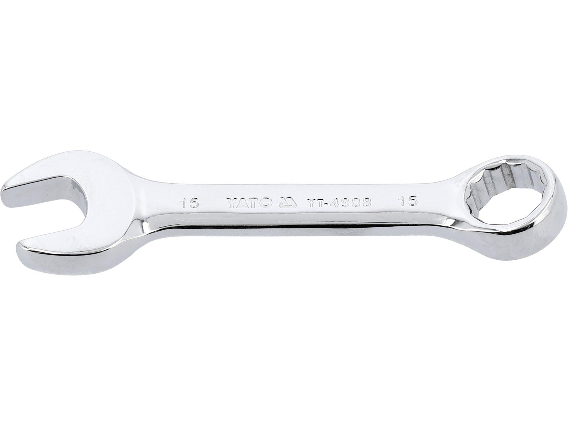 CHEIE COMBINATĂ SCURTA, 15MM YATO YT-4908