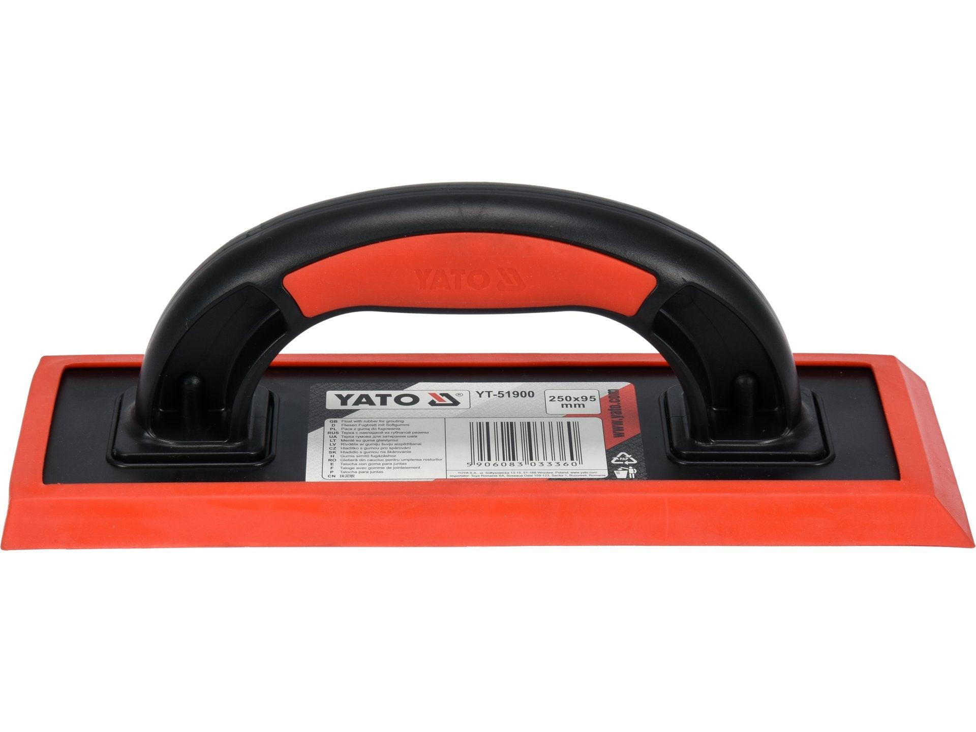 GLETIERĂ CAUCIUC, 250X95MM YATO YT-51900