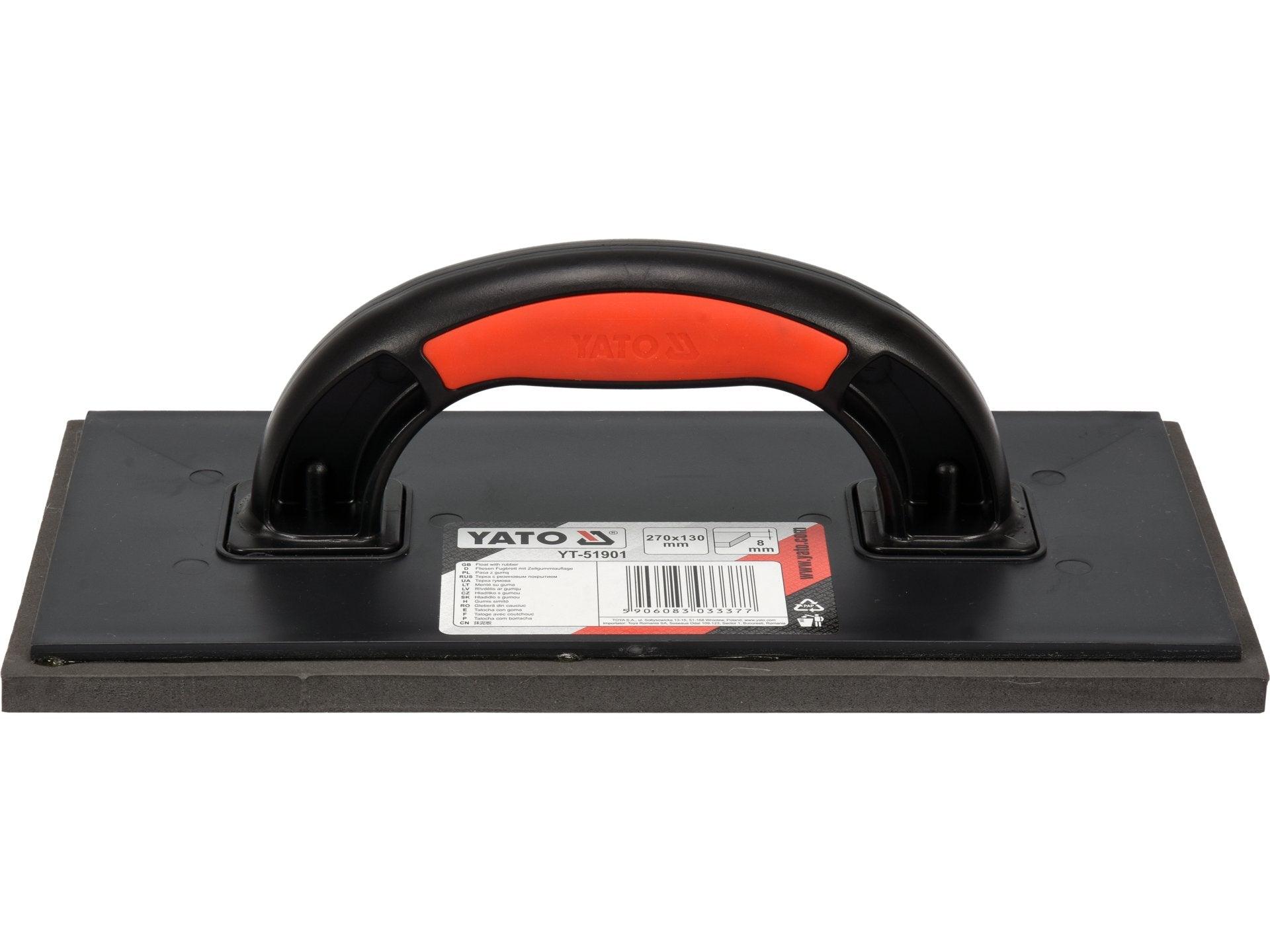 GLETIERĂ CAUCIUC 8MM, 270X130MM YATO YT-51901