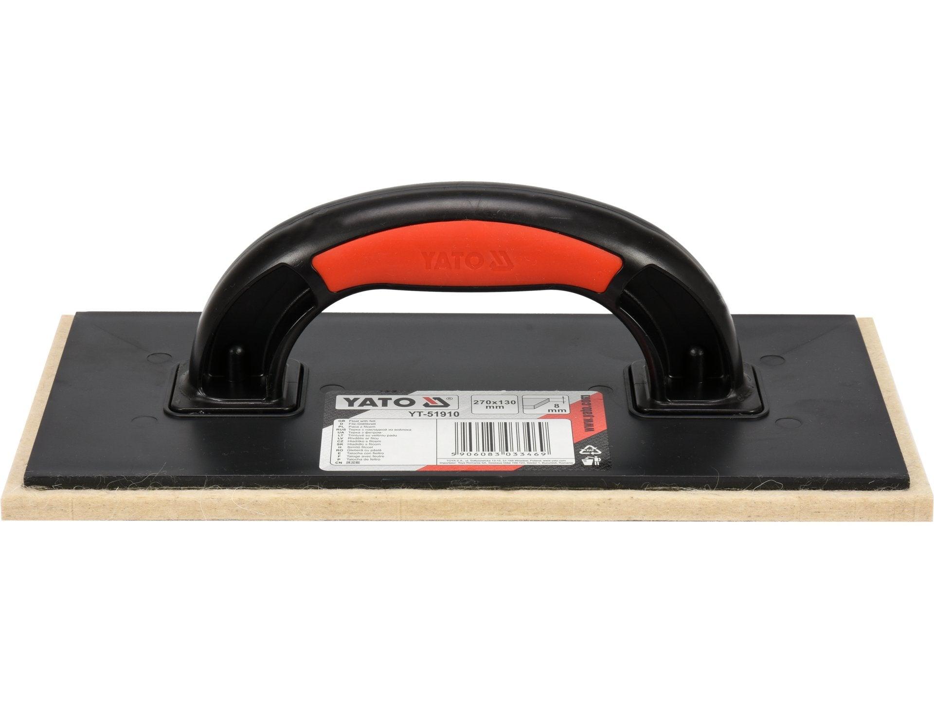 GLETIERĂ PÂSLĂ, 8MM, 270X130MM YATO YT-51910