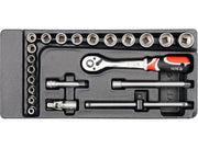 SET TUBULARE + CLICHET 3/8'', PENTRU YT-55300 YATO YT-5542