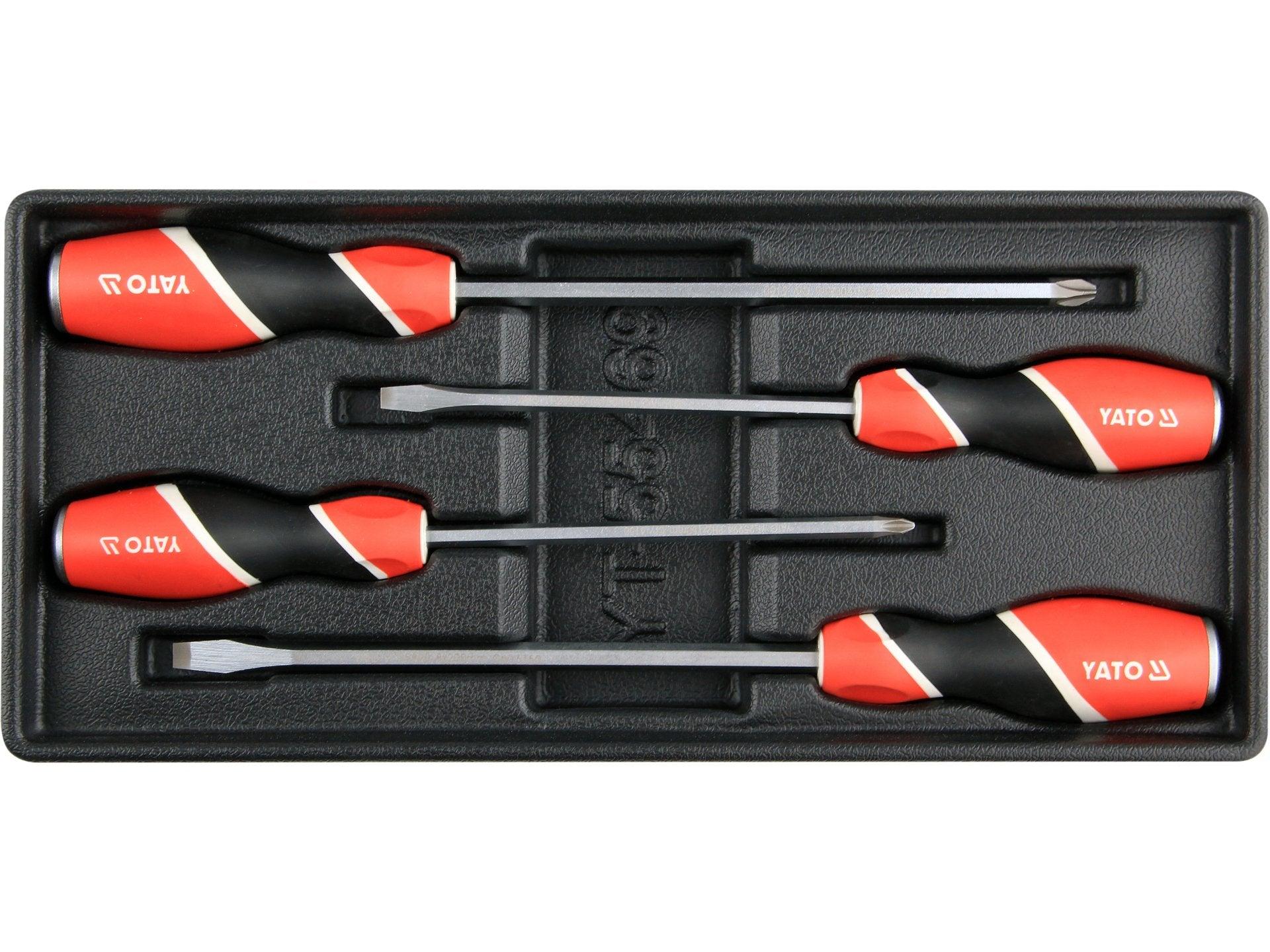 SET ȘURUBELNIȚE MECANICE PENTRU DULAP - 4 BUC YATO YT-55469