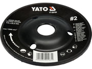 DISC RAȘPEL LEMN,DEPRESAT 115X22.2MM, NR2 YATO YT-59164