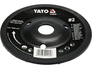 DISC RAȘPEL LEMN, DEPRESAT, 125X22.2MM, NR2 YATO YT-59165