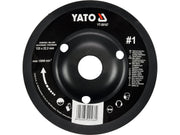 DISC RAȘPEL LEMN, DEPRESAT, 125X22.2MM, NR1 YATO YT-59167