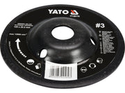 DISC RAȘPEL LEMN, DEPRESAT, 125X22.2MM, NR3 YATO YT-59170