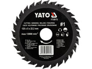 DISC CIRC.-RASPEL PT LEMN,125X22.2MM,NR2 YATO YT-59172