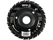 DISC CIRCULAR RAȘPEL , DEPRESAT, 115X22.2MM, NR1 YATO YT-59173